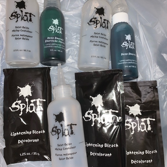 1 Splat bleach kit & 2 Emerald green color kits - Picture 2 of 10
